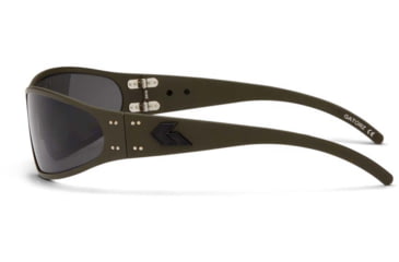 Image of Gatorz Wraptor Sunglasses, Grey Polarized Lens, Cerakote OD Green Frame, WRACOG01P