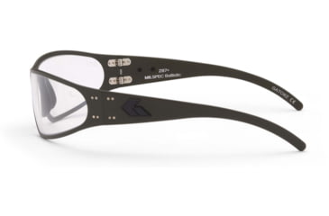 Image of Gatorz Wraptor Sunglasses, OD Green Cerakote, MILSPEC Ballistic Smoke w/ Anti-Fog, Black Logo, OD Green, GZ-02-205