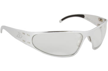 Image of Gatorz Wraptor Sunglasses, Polished Frame, Clear Lens WRAPOL06