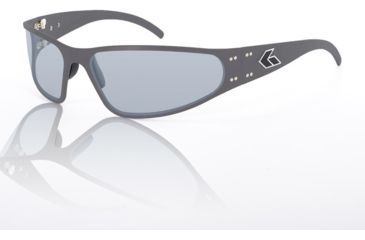 Image of Gatorz Wraptor Sunglasses, Grey Lens, Cerakote Tungsten Frame WRA01