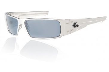 Image of Gatorz Octane Sunglasses, Polished Frame, Grey Polarized Lens OCTPOL01P