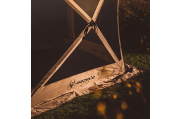 Image of Gazelle G5 5-Sided Portable Gazebo Pop-Up Hub Screen Tent, 3 Wind Panels, Desert Sand, 4-Person, GK907