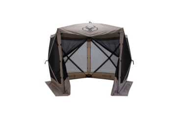 Image of Gazelle G5 5-Sided Portable Gazebo Easy Pop-Up Hub Screen Tent, Desert Sand, 4-Person, GG501DS