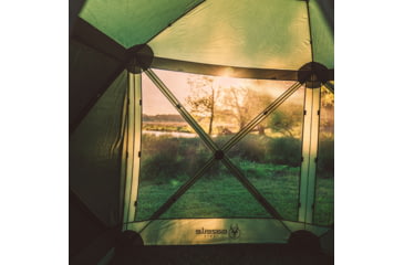 Image of Gazelle G5 5-Sided Portable Gazebo, Pop-Up Hub Screen Tent with 3 free Wind Panels, Alpine Green, 4-Person, GK909