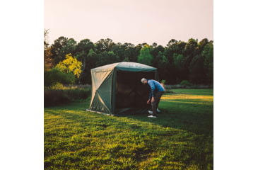 Image of Gazelle G5 5-Sided Portable Gazebo, Pop-Up Hub Screen Tent with 3 free Wind Panels, Alpine Green, 4-Person, GK909