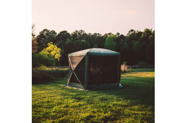 Image of Gazelle G5 5-Sided Portable Gazebo, Pop-Up Hub Screen Tent with 3 free Wind Panels, Alpine Green, 4-Person, GK909