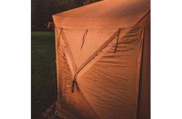 Image of Gazelle G6 Deluxe 6-Sided Portable Gazebo Pop-Up Hub Screen Tent, Badlands Brown, 8-Person, GG610BR