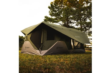 Image of Gazelle Gazelle T3 Tandem Pop-Up Portable Camping Hub Tent, Alpine Green, 6-Person, GT350GR