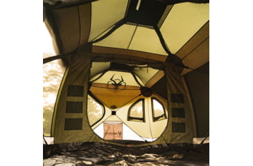 Image of Gazelle Gazelle T3 Tandem Pop-Up Portable Camping Hub Tent, Alpine Green, 6-Person, GT350GR