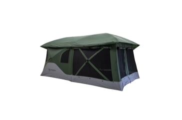 Image of Gazelle T3 Tandem Pop-Up Portable Camping Hub Tent, Alpine Green, 6-Person, GT350GR