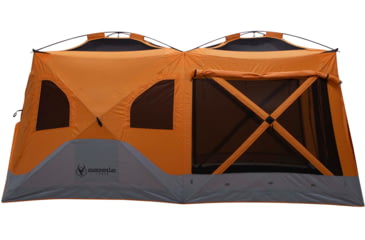 Image of Gazelle T4 Plus Hub Tent With Screen Room, Sunten/Sedona Orange, 012642022388