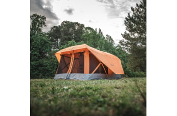 Image of Gazelle T4 Plus Hub Tent With Screen Room, Sunten/Sedona Orange, 012642022388