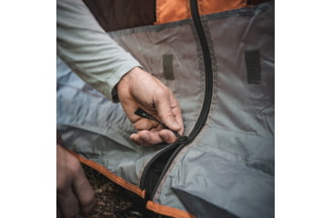 Image of Gazelle T4 Plus Hub Tent With Screen Room, Sunten/Sedona Orange, 012642022388