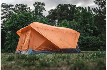 Image of Gazelle T4 Plus Hub Tent With Screen Room, Sunten/Sedona Orange, 012642022388