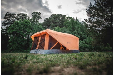 Image of Gazelle T4 Plus Hub Tent With Screen Room, Sunten/Sedona Orange, 012642022388