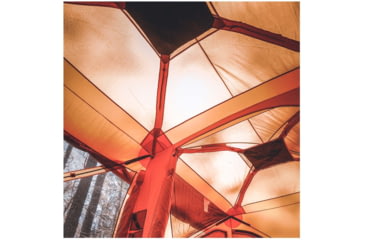 Image of Gazelle T4 Plus Hub Tent With Screen Room, Sunten/Sedona Orange, 012642022388