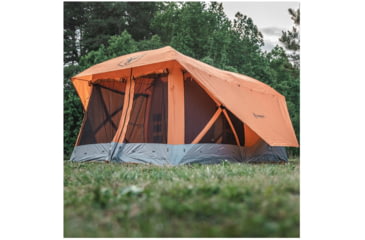 Image of Gazelle T4 Plus Hub Tent With Screen Room, Sunten/Sedona Orange, 012642022388