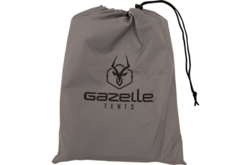 Image of Gazelle Tandem 6-Sided Gazebo Footprint, Black, GA118