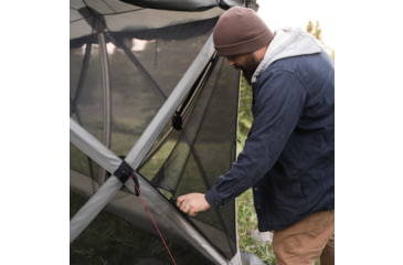 Image of Gazelle Tandem Gazebo Tent, Easy Pop-Up Hub Screen Tent, Durable, TriTech Mesh, Waterproof, UV Resistant, 10-Person, Agave Green, 10-Person, GG800AG