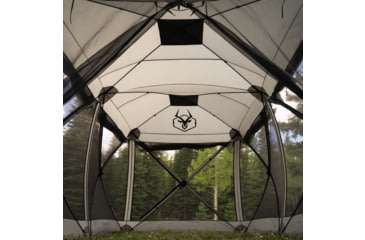 Image of Gazelle Tandem Gazebo Tent, Easy Pop-Up Hub Screen Tent, Durable, TriTech Mesh, Waterproof, UV Resistant, 10-Person, Agave Green, 10-Person, GG800AG