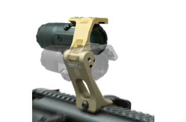Image of GBRS Group FTC, OMNI Magnifier Mount, Anodized Finish, Flat Dark Earth, GEAR-FTCOMNI-FDE