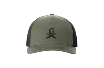 Image of GBRS Group Tempted At Times Trucker Hat, Loden/Black, One Size, HAT-TRK-LOD-TAT