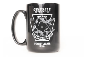 Image of Geissele Angry Snake Bolt Mug, 15oz, Black, 08-369