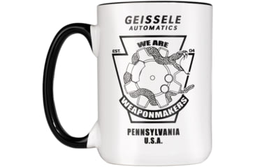 Image of Geissele Angry Snake Bolt Mug, 15oz, White, 08-370