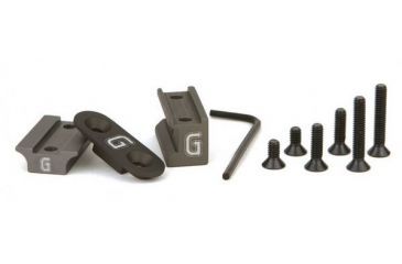 Image of Geissele Surefire Scout Weapon Light Mount Kit for SMR Rails,Gray 05-266