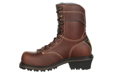 Image of Georgia Boot AMP LT Logger Waterproof 9 inch Work Boot w/Composite Toe - Mens, Brown, 10, GB00236-100M