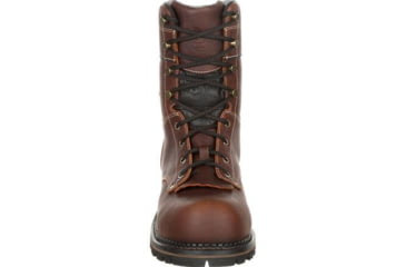 Image of Georgia Boot AMP LT Logger Waterproof 9 inch Work Boot w/Composite Toe - Mens, Brown, 10, GB00236-100M