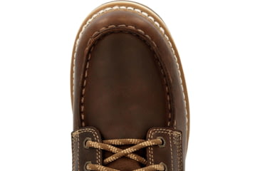Image of Georgia Boot AMP LT Wedge Waterproof Moc-Toe 6in Work Boot - Mens, Wide, Brown, 8.5, GB00429-085W