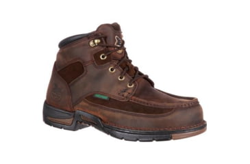 Image of Georgia Boot Athens Waterproof 6 inch Work Boot w/Steel Toe - Men's, Brown, 10 Wide, G7603-100W