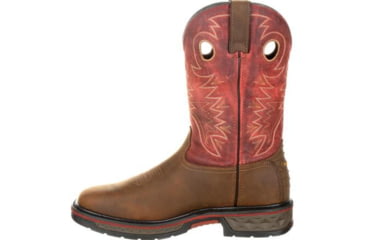 Image of Georgia Boot Carbo-Tec Waterproof 11 inch Pull-On Boot - Mens, Brown/Red, 12 Wide, GB00221-120W