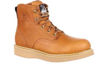 Image of Georgia Boot Wedge 6in Work Boot - Mens, Medium, Baracuda Gold, 10, G6152-100M