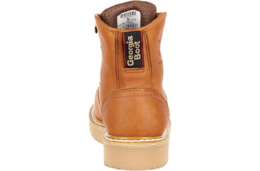 Image of Georgia Boot Wedge Steel Toe 6in Work Boot - Mens, Medium, Baracuda Gold, 10, G6342-100M