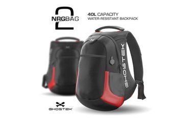 Image of GHOSTEK NRG 2 Backpack w/ 16,000MAH Battery, Red, Red, 1 Year Mfg Warranty, GHO-99733