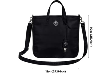 Image of Girls With Guns Concealed Casual Adventure Cross-Body Purse, Lockable Concealed Carry, Ambidextrous, Black, 11 in x 10 in x 4 in, 70635