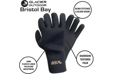 Image of Glacier Glove Bristol Bay Xs 823BK XS