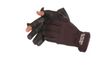 Image of Glacier Glove Windproof Fleece 1/2 Finger w/Poly Palm