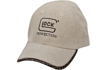 Image of Glock AS00080 2nd Amendment Perfection Hat Adjustable Linen Tan