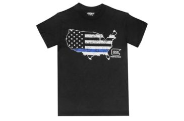 Image of Glock Blue Line Shirt Black, XL