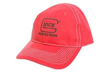 Image of Glock AS00091 Perfection Hat Velcro Closure Adjustable Ripstop Nylon Red