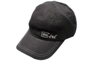 Image of GLOCK AS10006 CHINO GLKGRL HAT BLK/SLV
