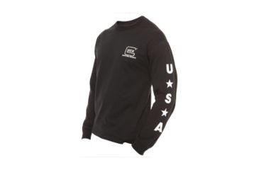 Image of Glock Long Sleeve Shooting Sport T-Shirt, Black, XXXL, GLAP61805