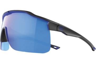 Image of Glock Safe Action Tactical Glasses Blue Mirror Lens Black Frame, AS41038