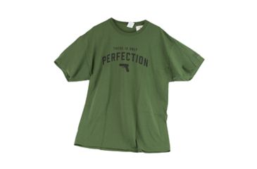 Image of Glock Short Sleeve "Only Perfection" Shirt, OD Green, XL, GLAP95073