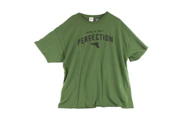 Image of Glock Short Sleeve "Only Perfection" Shirt, OD Green, XXL, GLAP95074