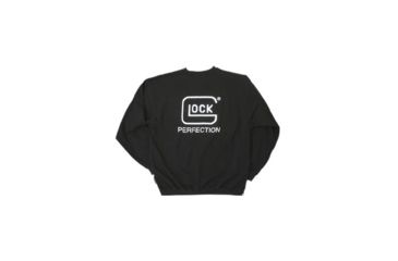 Image of Glock Sweatshirt w/Imprint - Men's, Black/White, Small GLKAA13001