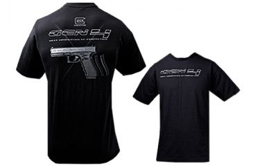 Image of Glock T-Shirt Gen 4 Short Sleeve Black Large Cotton GA10057